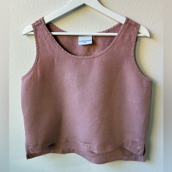 EUC Parachute Linen Tank in Mauve (Size:S) - Picture 3 of 8